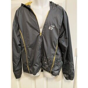 Men’s RIO 2016 Olympics Windbreaker Hooded Full Zip Jacket L EY Apoiador Oficial